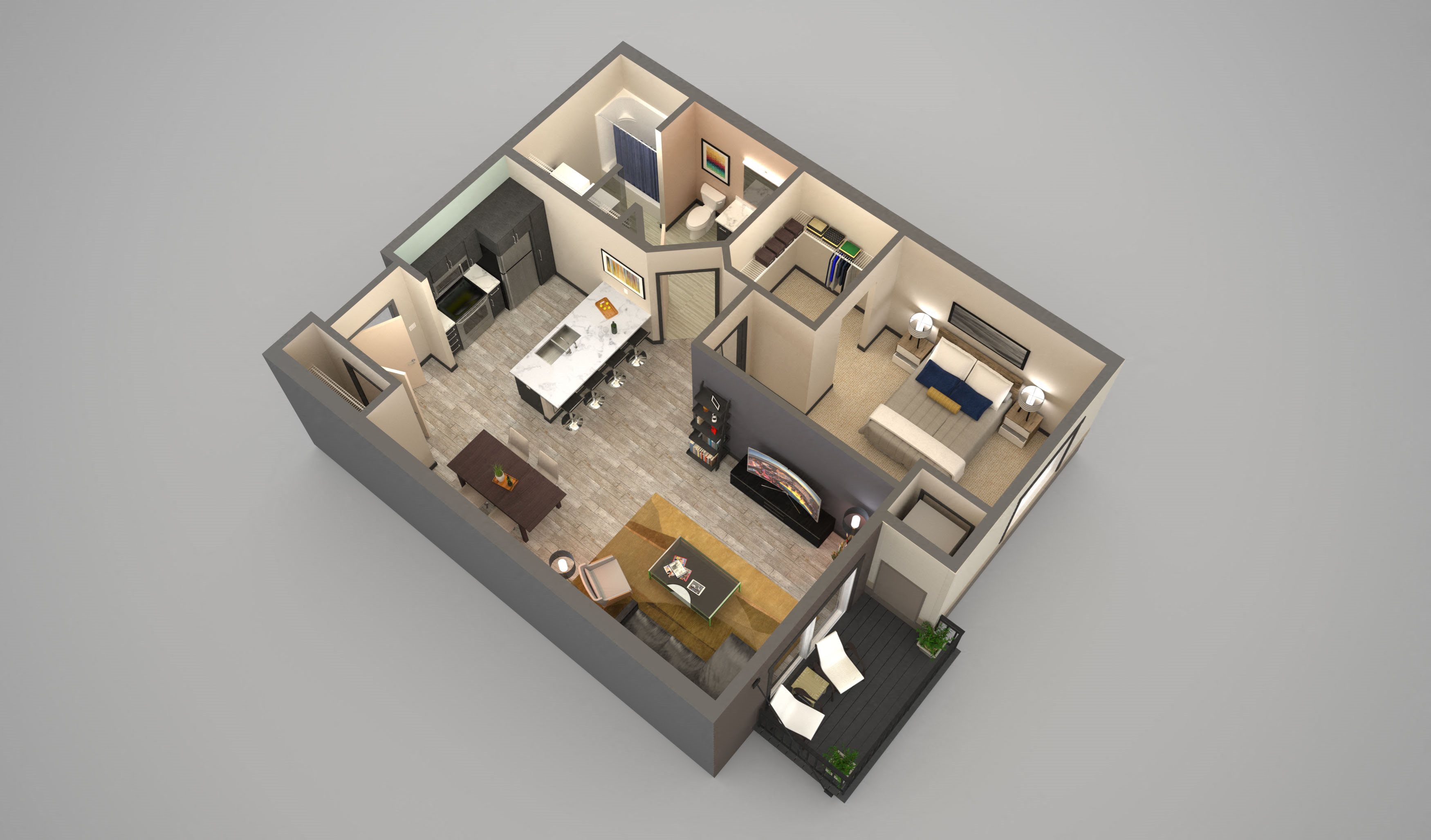 B Floor Plan 3